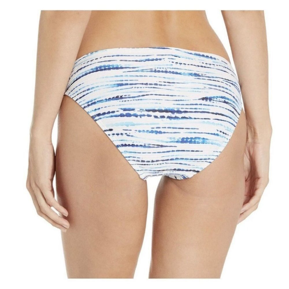 La Blanca Sz 16 Hipster Fluid Lines Swimsuit Bottom Blue Tonal/Tidal Color New